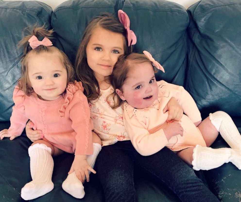 PHOTO: Valentina Garnetti, 1, was diagnosed in utero with hypoplastic left heart syndrome. The 1-year-old remained in University of Michigan's CS Mott Children's Hospital. Here she is pictured with her sisters, Gianna, 5 and Adriana, 1. 