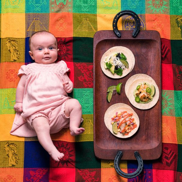Download Foodie Couple S Creative Way To Mark Their Baby S Monthly Milestones Gma
