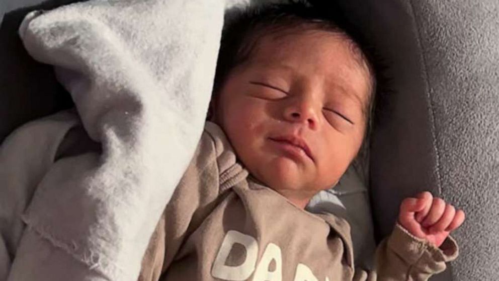 PHOTO: The baby born on the way to the hospital in New Mexico on July 24, 2023, saved by the quick actions of a New Mexico State police officer.