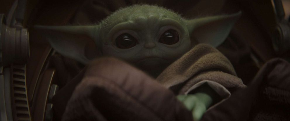 PHOTO: A creature referred to as "Baby Yoda" has become a popular character on the Disney+ show, "The Mandalorian." 