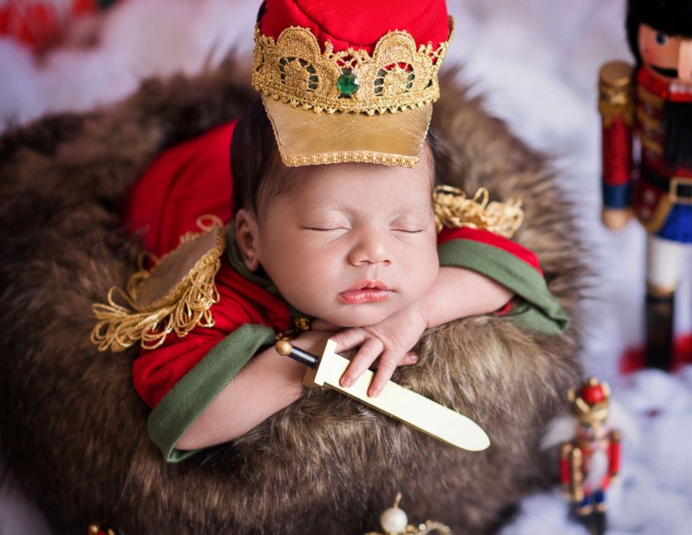 PHOTO: Babies pose as characters from The Nutcracker in a photo shoot.
