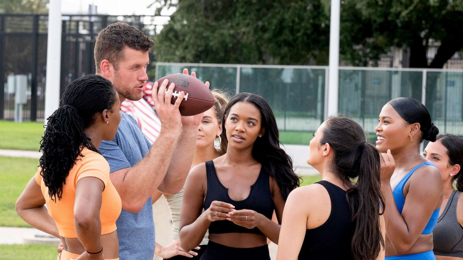 PHOTO: Clayton Echard on a group date for "The Bachelor" season 26.