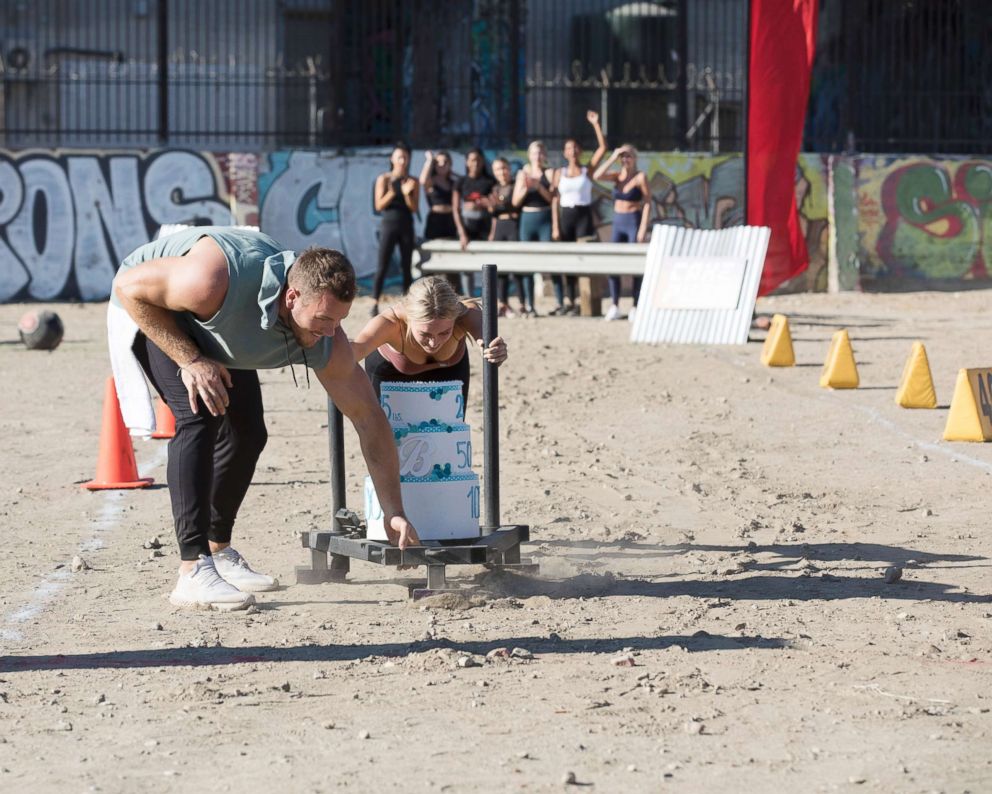 PHOTO: Colton Underwood and Cassie appear on an episode of "The Bachelor."