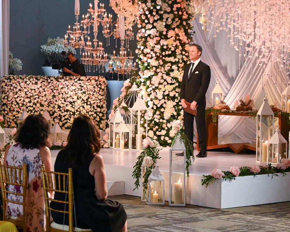 PHOTO: Chris Harrison is shown at the wedding of Krystal Nielson and Chris Randone on Bachelor In Paradise