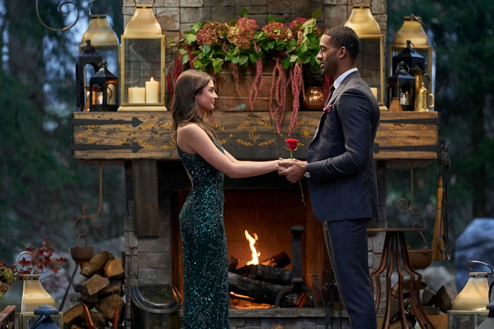 PHOTO: Rachael and Matt James in a scene on "The Bachelor."