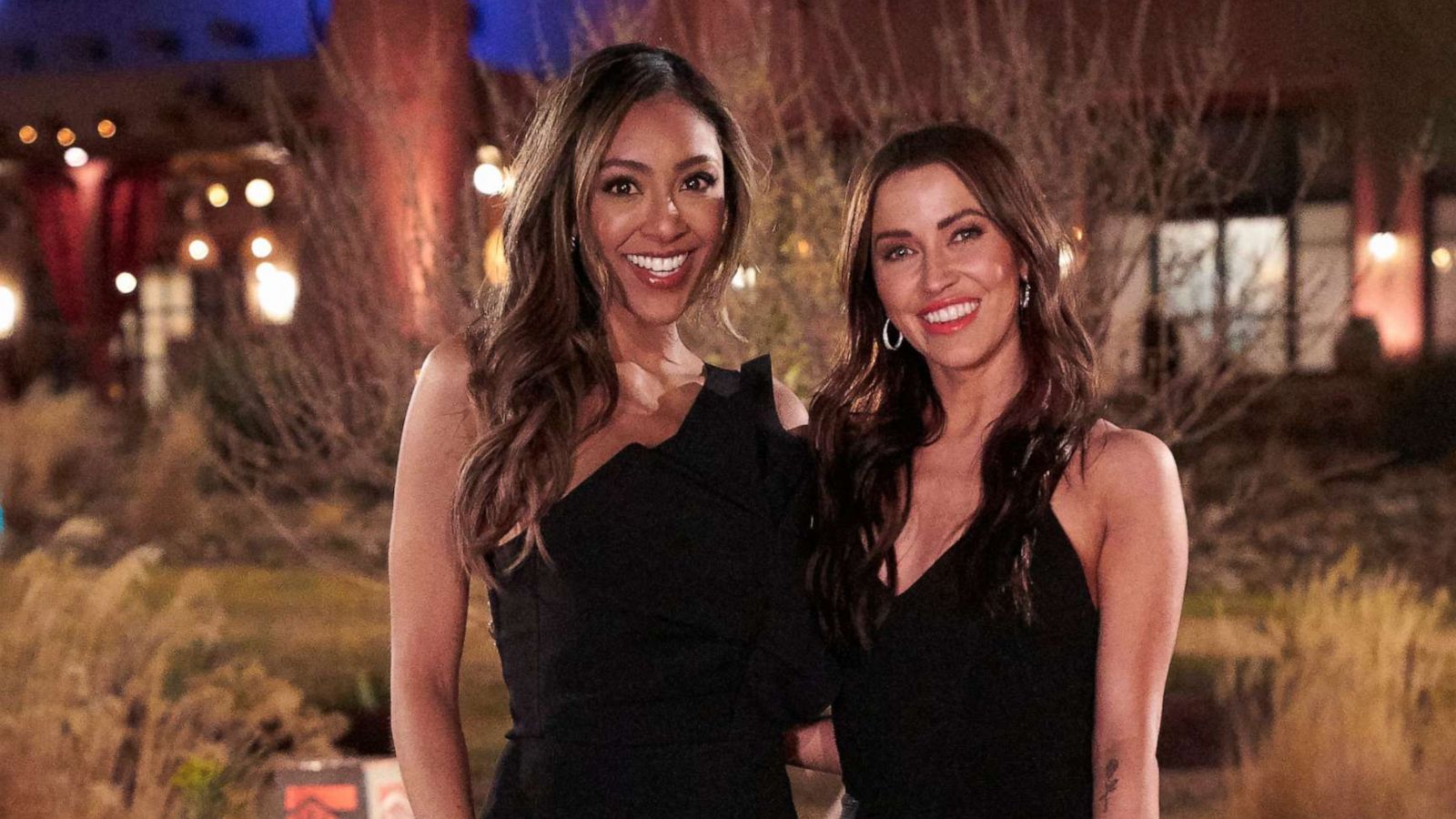 PHOTO: Tayshia Adams and Kaitlyn Bristowe on the "Bachelorette."