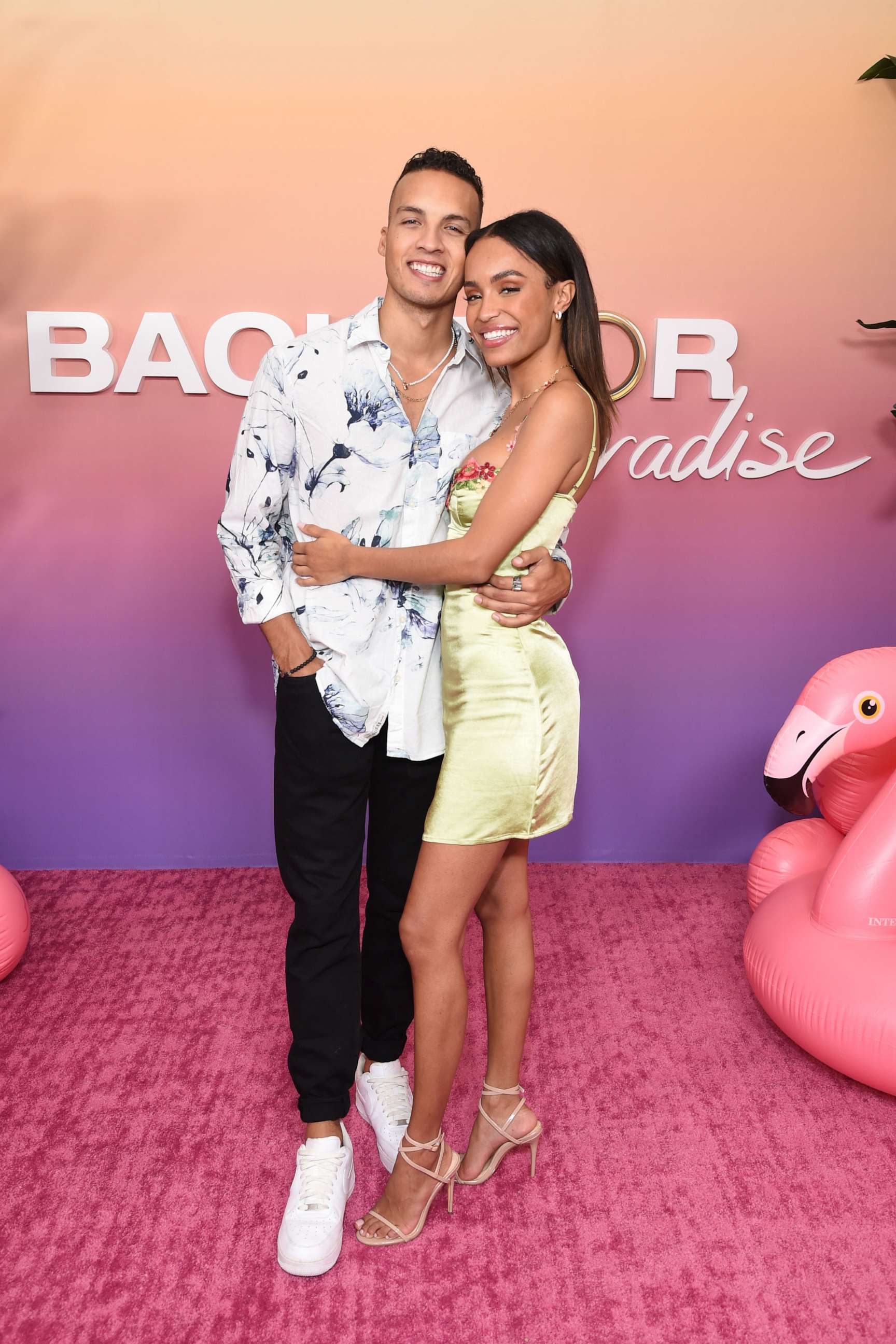 PHOTO: Brandon Jones and Serene Russell appeared at an event ahead of the two-night season finale of "Bachelor in Paradise," in 2022.
