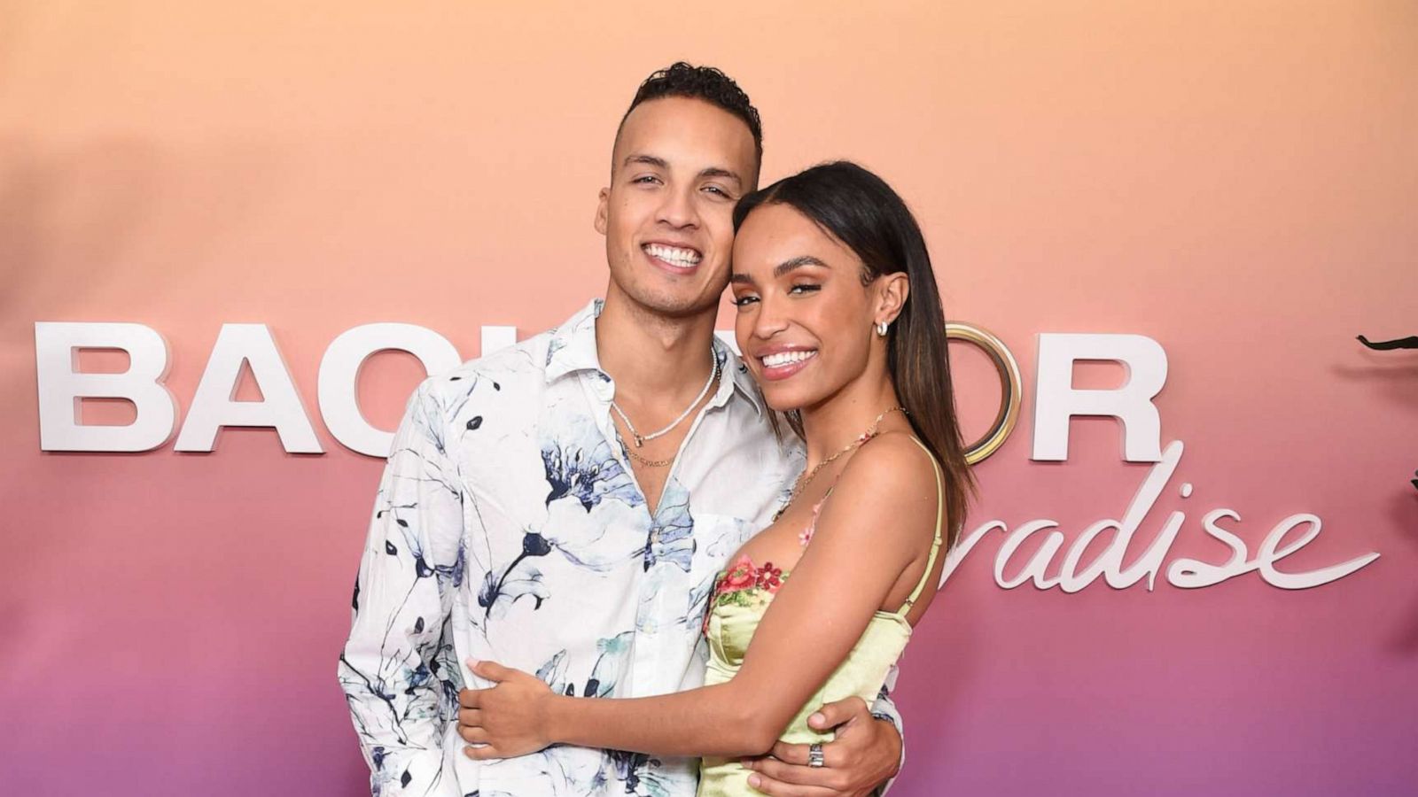 PHOTO: Brandon Jones and Serene Russell appeared at an event ahead of the two-night season finale of "Bachelor in Paradise," in 2022.