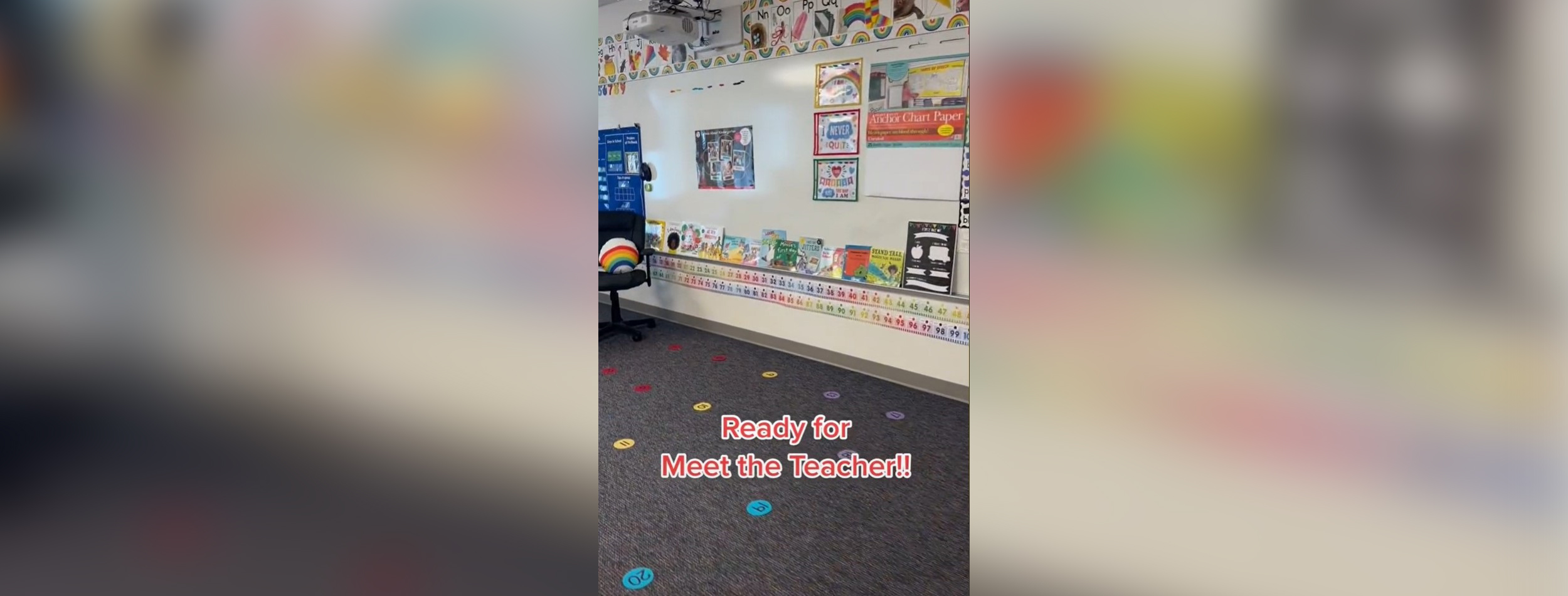 PHOTO: An elementary school teacher in Florida shared videos on TikTok showing her classroom before and after she prepared it for students.
