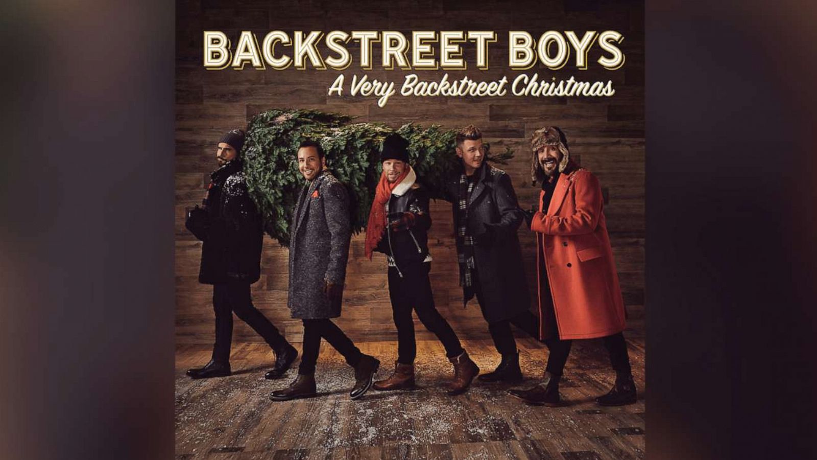 PHOTO: Cover art for the Backstreet Boys first Christmas album "A Very Backstreet Christmas".