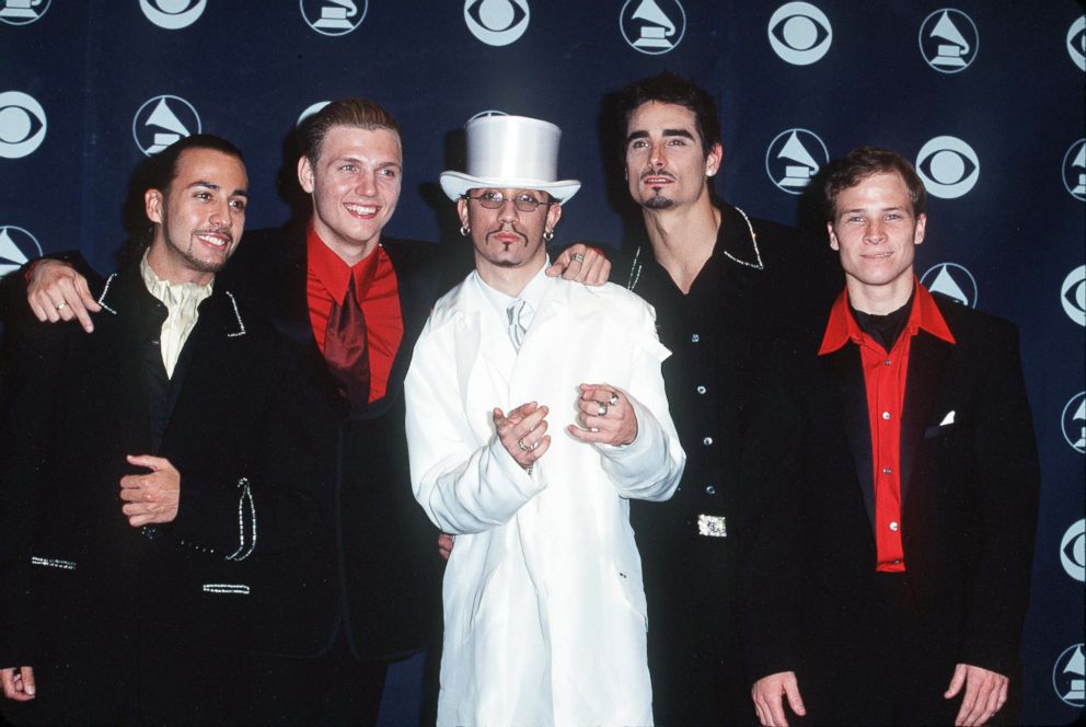 PHOTO: The Backstreet Boys attend the 41st annual Grammy awards, Feb. 24, 1999, in Los Angeles.