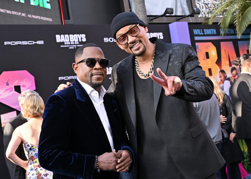 PHOTO: Martin Lawrence and Will Smith attend the Los Angeles Premiere of Columbia Pictures' "Bad Boys: Ride or Die" at TCL Chinese Theatre on May 30, 2024 in Hollywood, Calif.