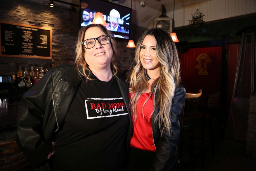PHOTO: Jesse Curatolo and Tara Johnson of Long Island, New York, are the founders of the "Bad Moms of Long Island" and "Bad Moms of America" Facebook groups.