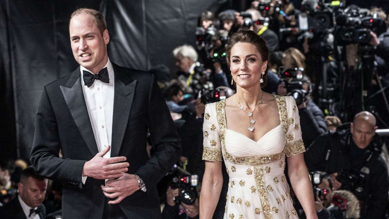 PHOTO: Prince William, Duke of Cambridge and Catherine, Duchess of Cambridge attend the EE British Academy Film Awards 2020, Feb. 2, 2020, in London.