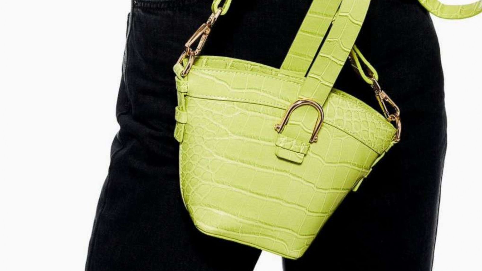 PHOTO: CUBA Crocodile Cross Body Bag from Topshop.