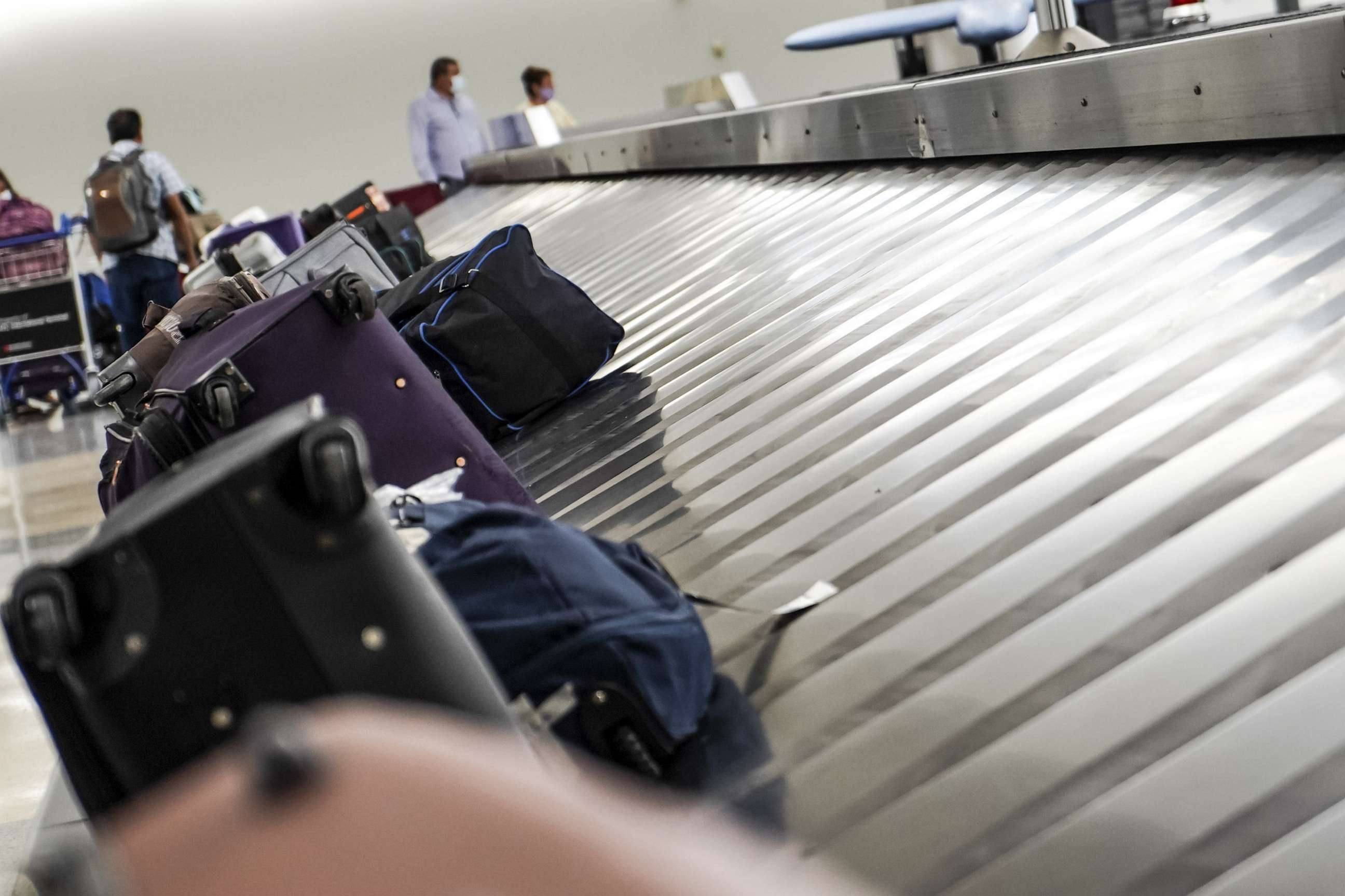 PHOTO: Baggage belt at Hartsfield-Jackson International Airport in Atlanta on April 12, 2022.