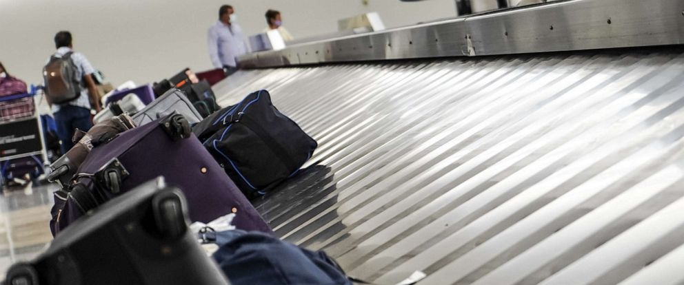 PHOTO: Baggage belt at Hartsfield-Jackson International Airport in Atlanta on April 12, 2022.