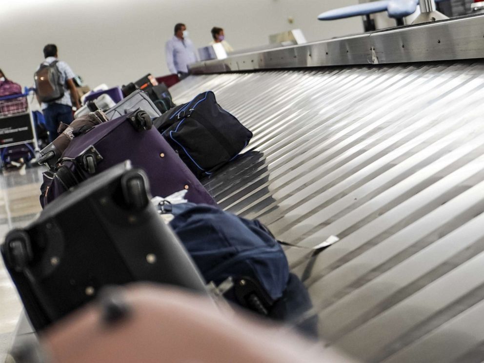 PHOTO: Baggage belt at Hartsfield-Jackson International Airport in Atlanta on April 12, 2022.