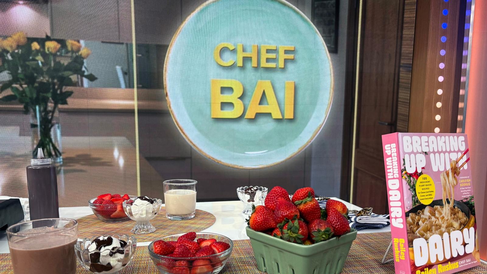 PHOTO: Valentine's Day is coming up, but we're breaking up... with dairy! Chef Bailey Ruskus shares how to make some dairy-free treats.