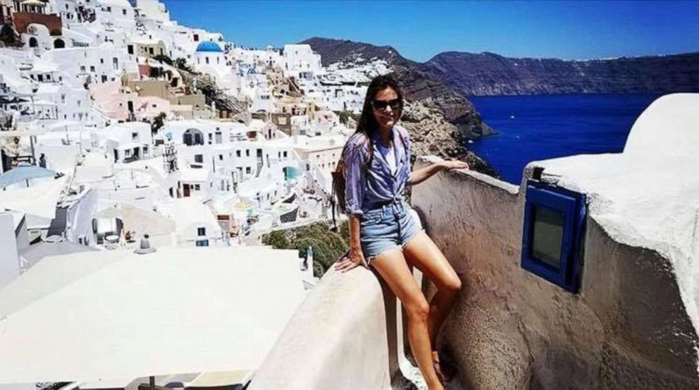 PHOTO: Bailey Matheson poses during a trip to Greece.