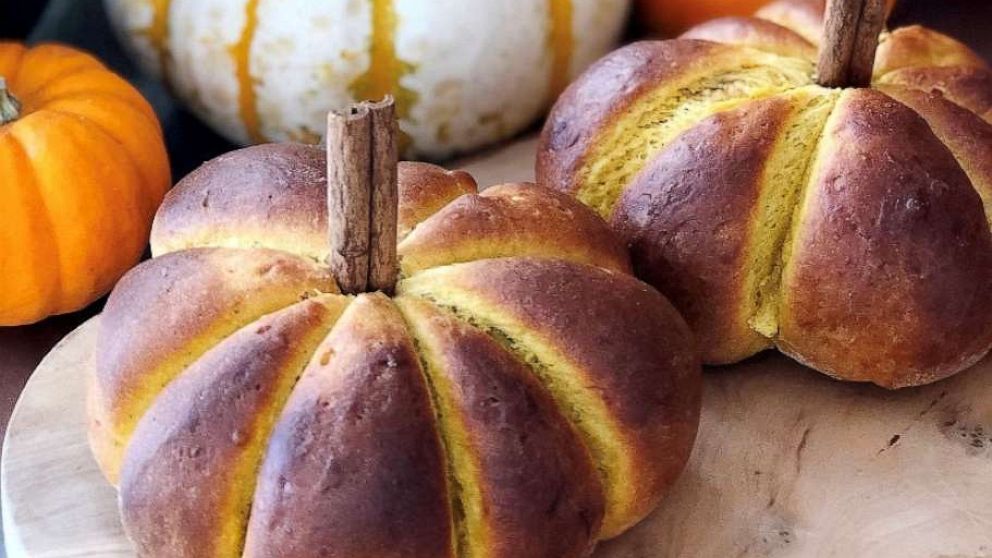 PHOTO: Shinmin Li's pumpkin rolls are the perfect festive addition to any Thanksgiving.