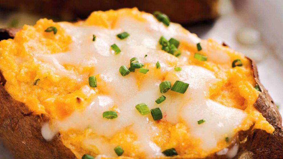 Twice-baked sweet potatoes frоm Adam Richman.