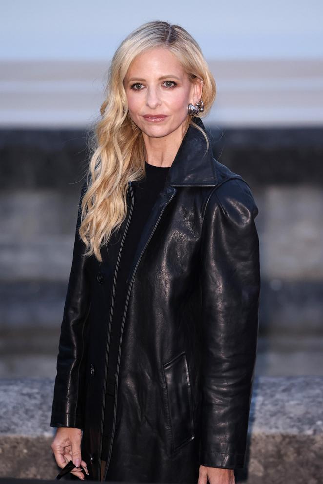 PHOTO: Sarah Michelle Gellar attends the Balenciaga Womenswear Fall/Winter 2025-2026 show as part of Paris Fashion Week, March 9, 2025, in Paris.