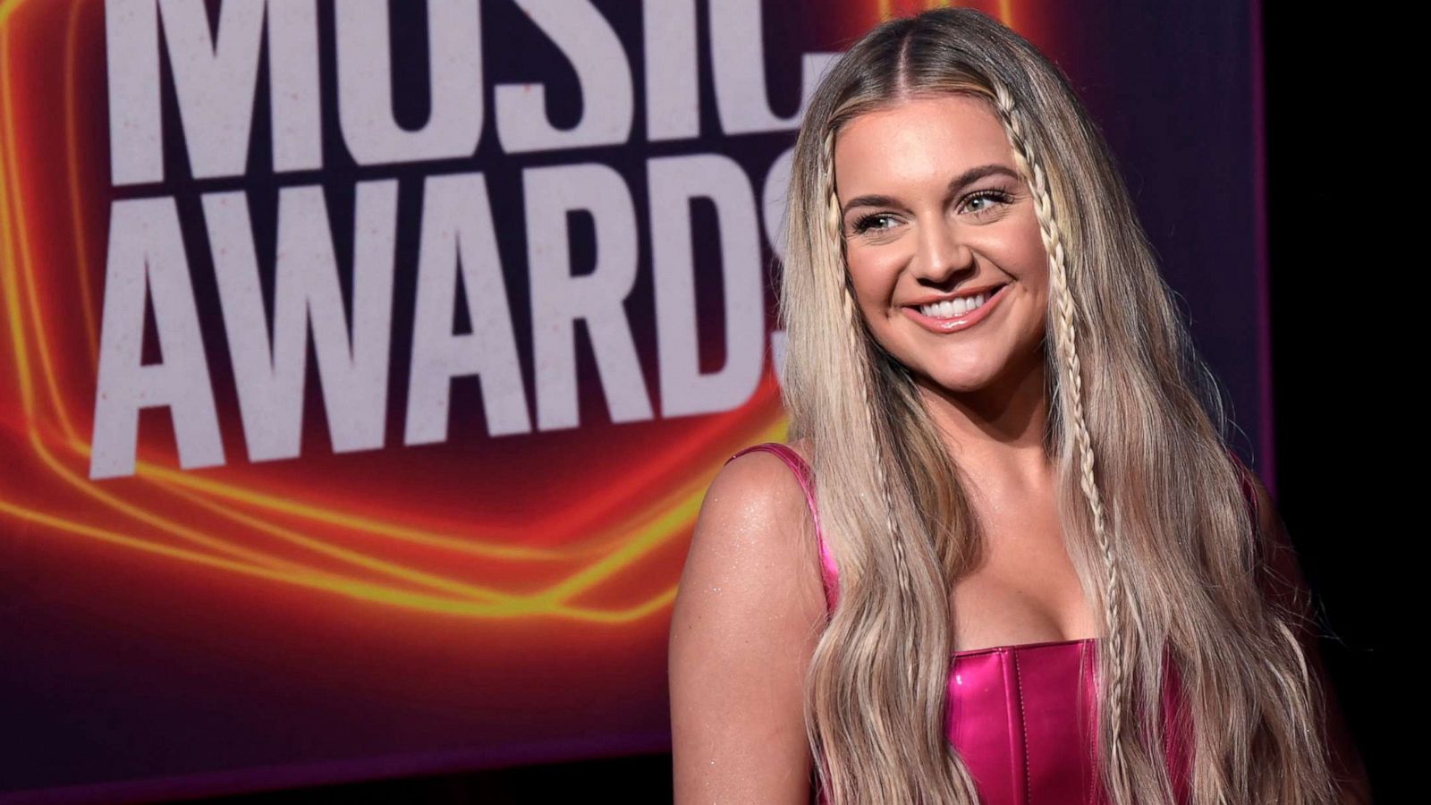 PHOTO: Kelsea Ballerini arrives at the CMT Music Awards in Nashville, Tenn., June 9, 2021. Ballerini will be co-hosting the CMT Music Awards from home after she tested positive for COVID-19 days before the awards show.