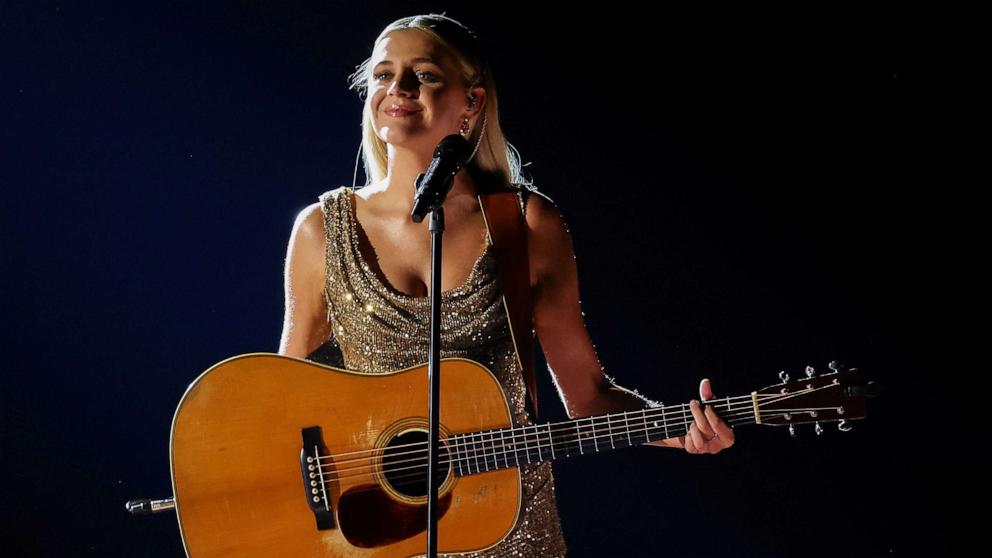PHOTO: Kelsea Ballerini performs onstage during the 57th Annual CMA Awards at Bridgestone Arena on Nov. 08, 2023 in Nashville, Tenn.