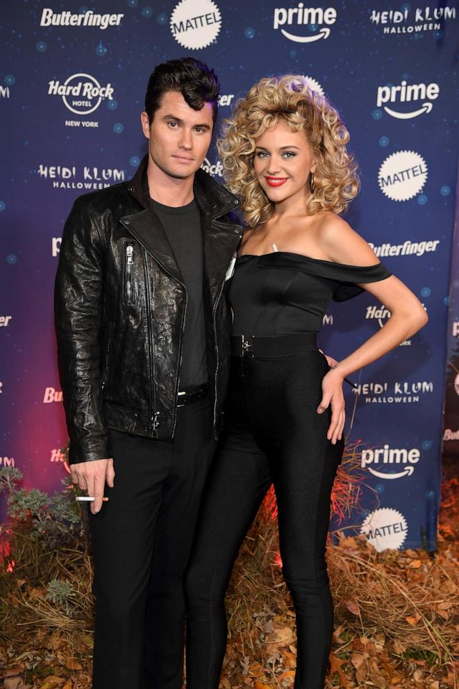 PHOTO: Chase Stokes and Kelsea Ballerini attend Heidi Klum's 23rd Annual Halloween Party presented by Butterfinger, Mattel, and Prime Video at The Venue on Music Row on October 31, 2024 in New York City.