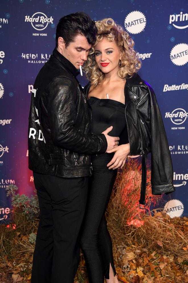 PHOTO: Chase Stokes and Kelsea Ballerini attend Heidi Klum's 23rd Annual Halloween Party presented by Butterfinger, Mattel, and Prime Video at The Venue on Music Row on October 31, 2024 in New York City.