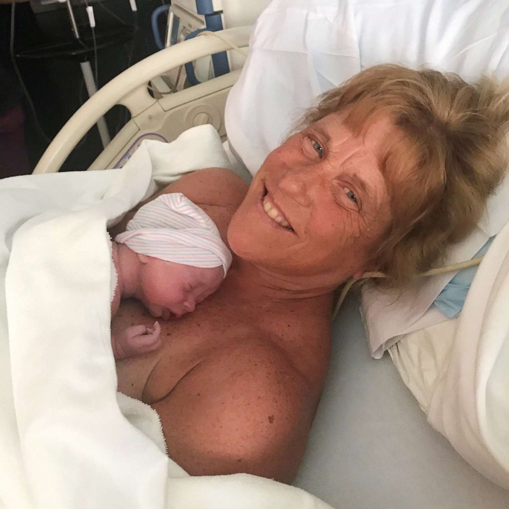 VIDEO: Woman gives birth at 57 after a long and emotional journey to have a child 