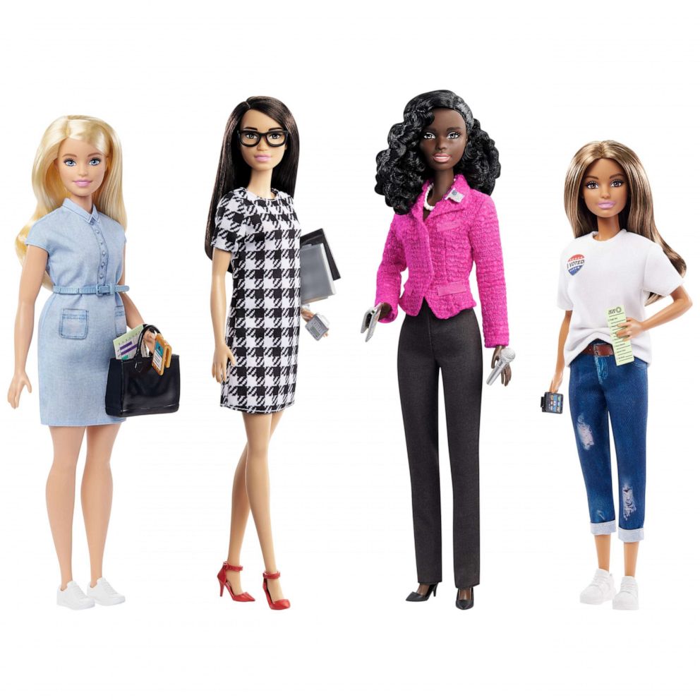PHOTO: Mattell launches a new set of Barbie campaign dolls.