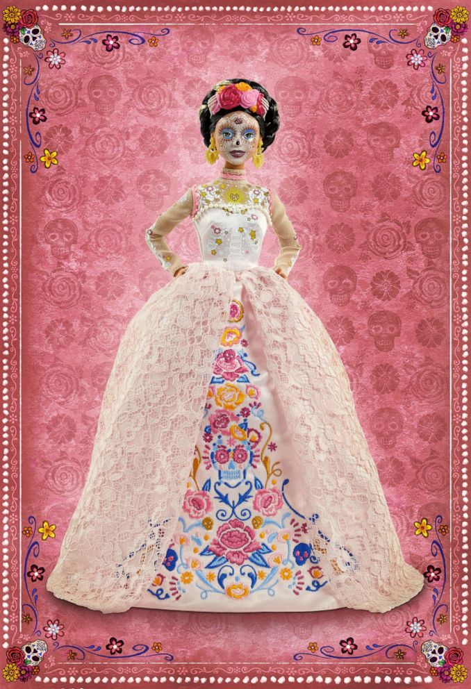 PHOTO: The second doll in the Barbie Dia De Muertos Collection designed by Mexican-American designer Javier Meabe is pictured in a image released by Mattel on Sept. 2, 2020.