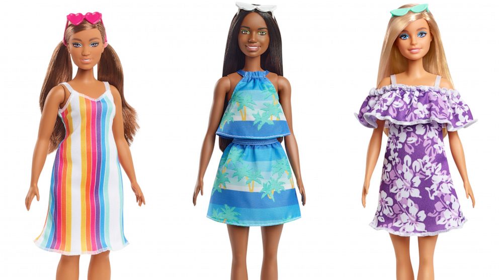 PHOTO: Barbie goes green with its first fashion doll made from recycled ocean-bound plastic.