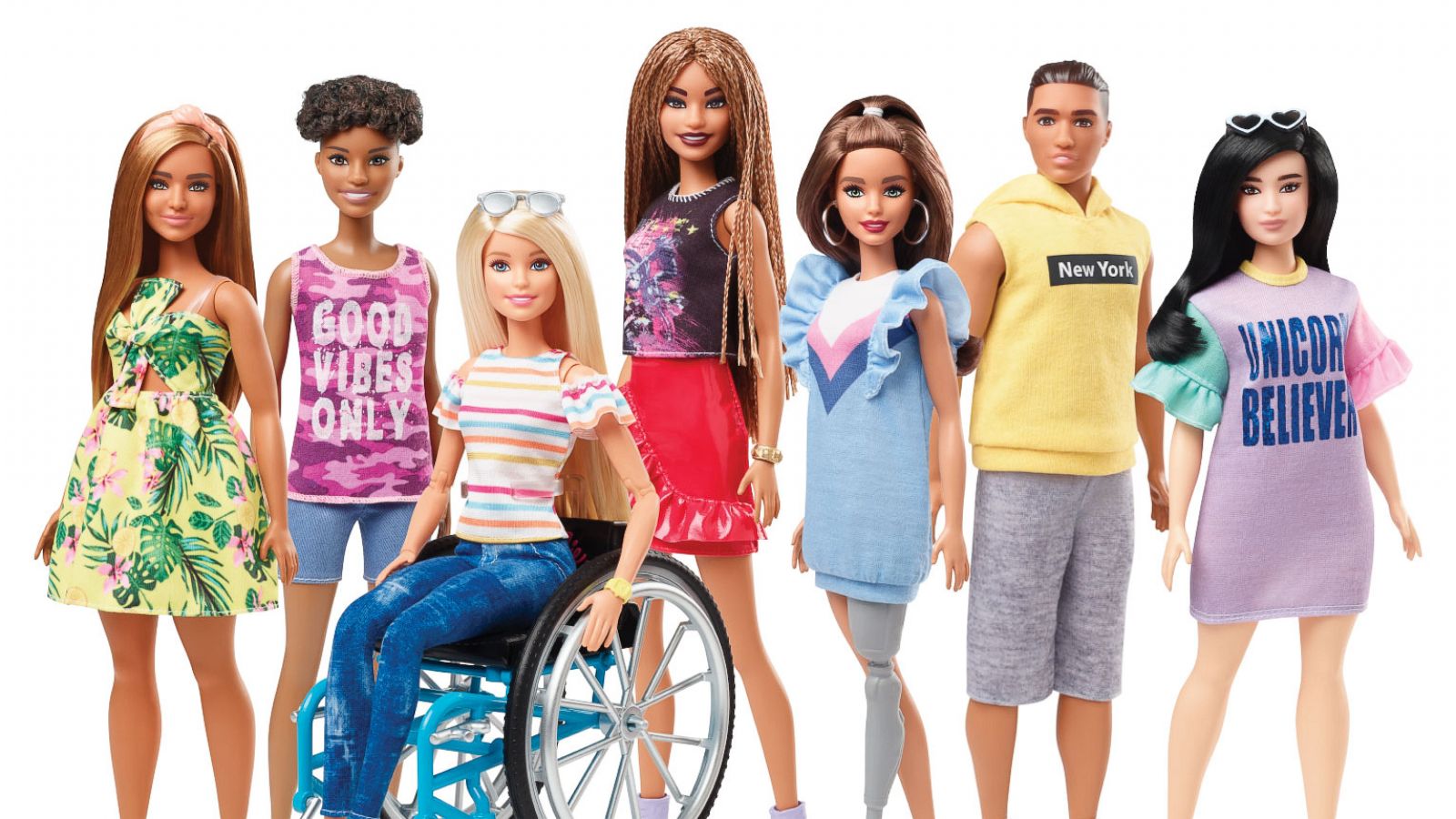 Barbie aims for inclusion as Mattel unveils doll who uses wheelchair and  one with a prosthetic limb - Good Morning America