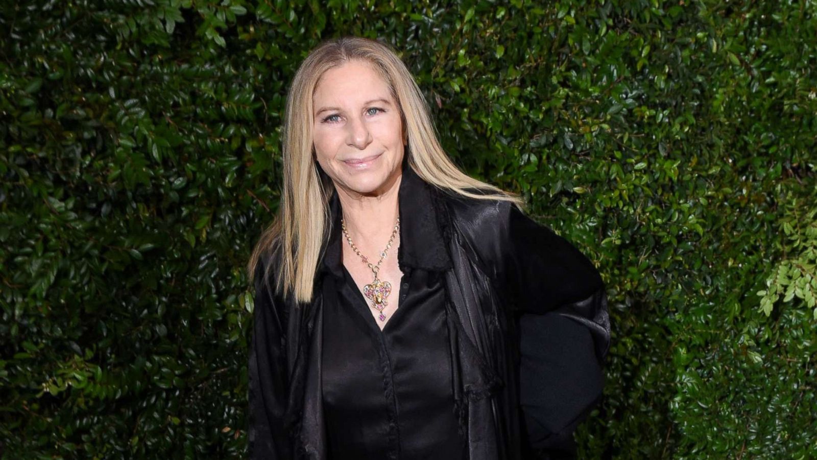 Barbra Streisand shows off sign her stepson and his family brought her  while in quarantine - ABC News