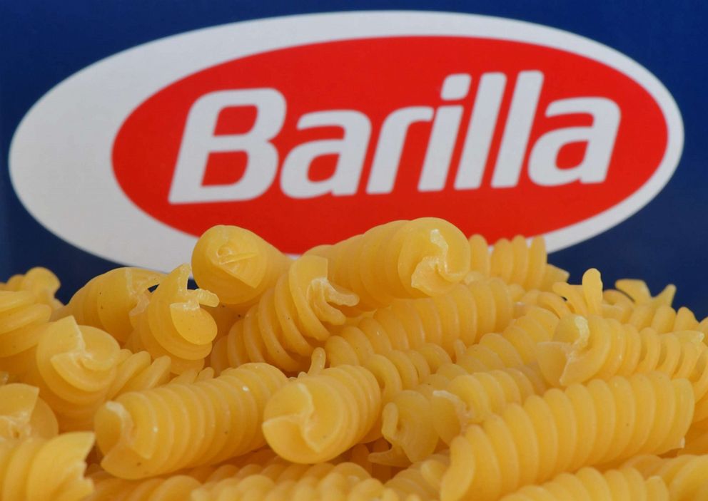 PHOTO: In this March 2, 2020, file photo, Barilla brand pasta is shown.