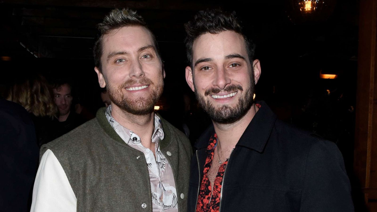 PHOTO: Lance Bass and Michael Turchin at The Bourbon Room on Jan. 15, 2020 in Hollywood, Calif.