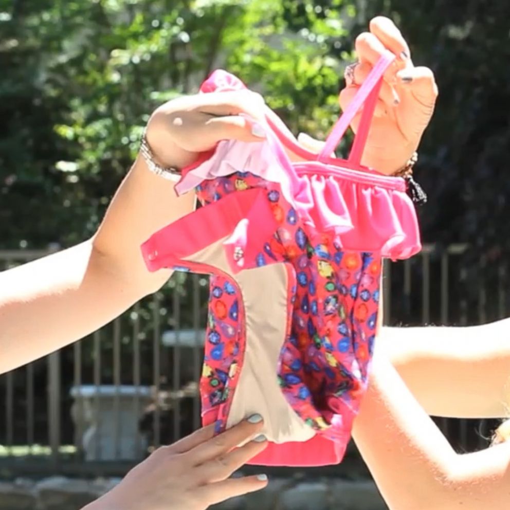 VIDEO: Moms' bathing suit design solves every parent's beach day debacle