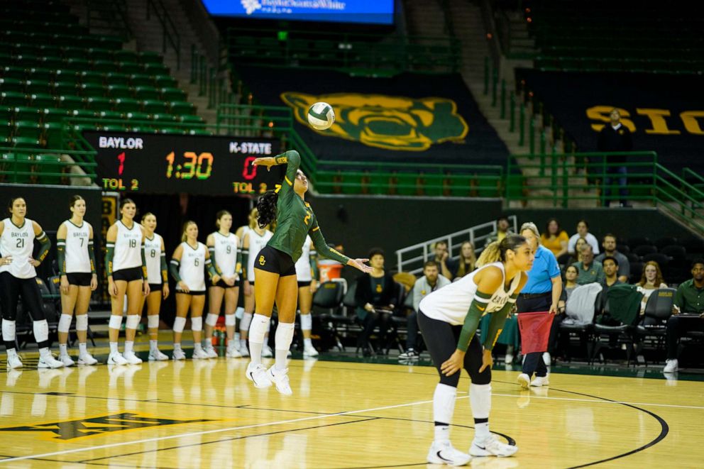 PHOTO: Lauren Briseño is a sophomore volleyball player at Baylor University.