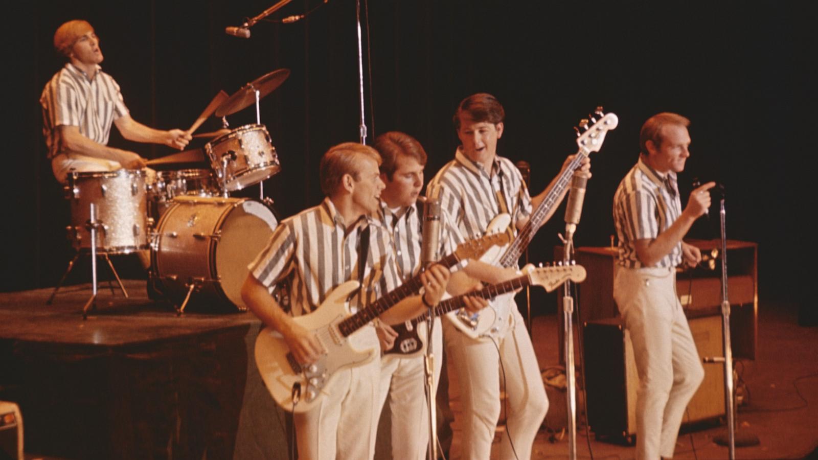 PHOTO: "The Beach Boys" perform onstage in circa 1964 in California.