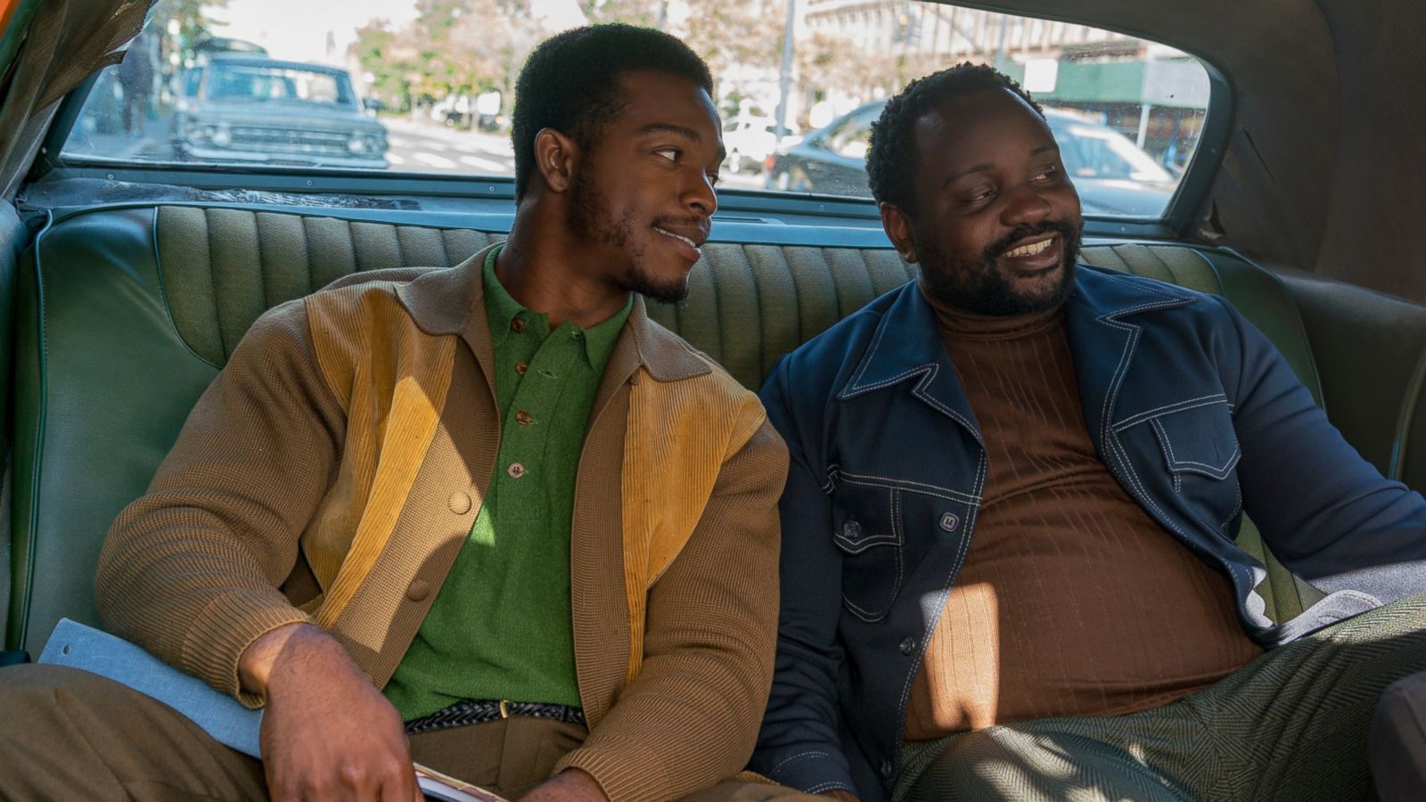 PHOTO: This image released by Annapurna Pictures shows Stephan James, left, and Brian Tyree Henry in a scene from "If Beale Street Could Talk."