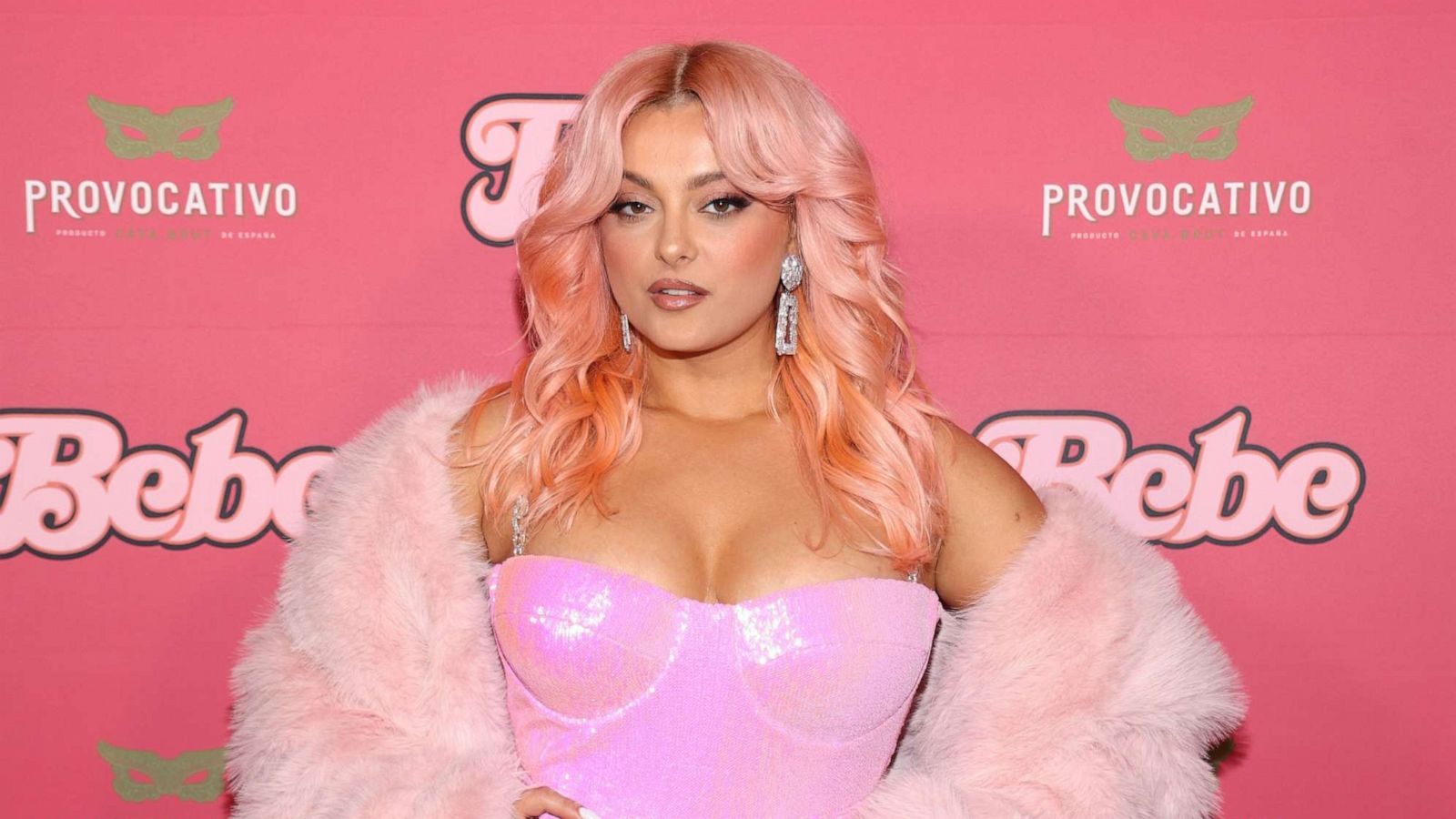 PHOTO: Bebe Rexha arrives at her "Bebe" Album Release Event, Presented By Provocativo at Sunset at EDITION on April 28, 2023 in West Hollywood, Calif.