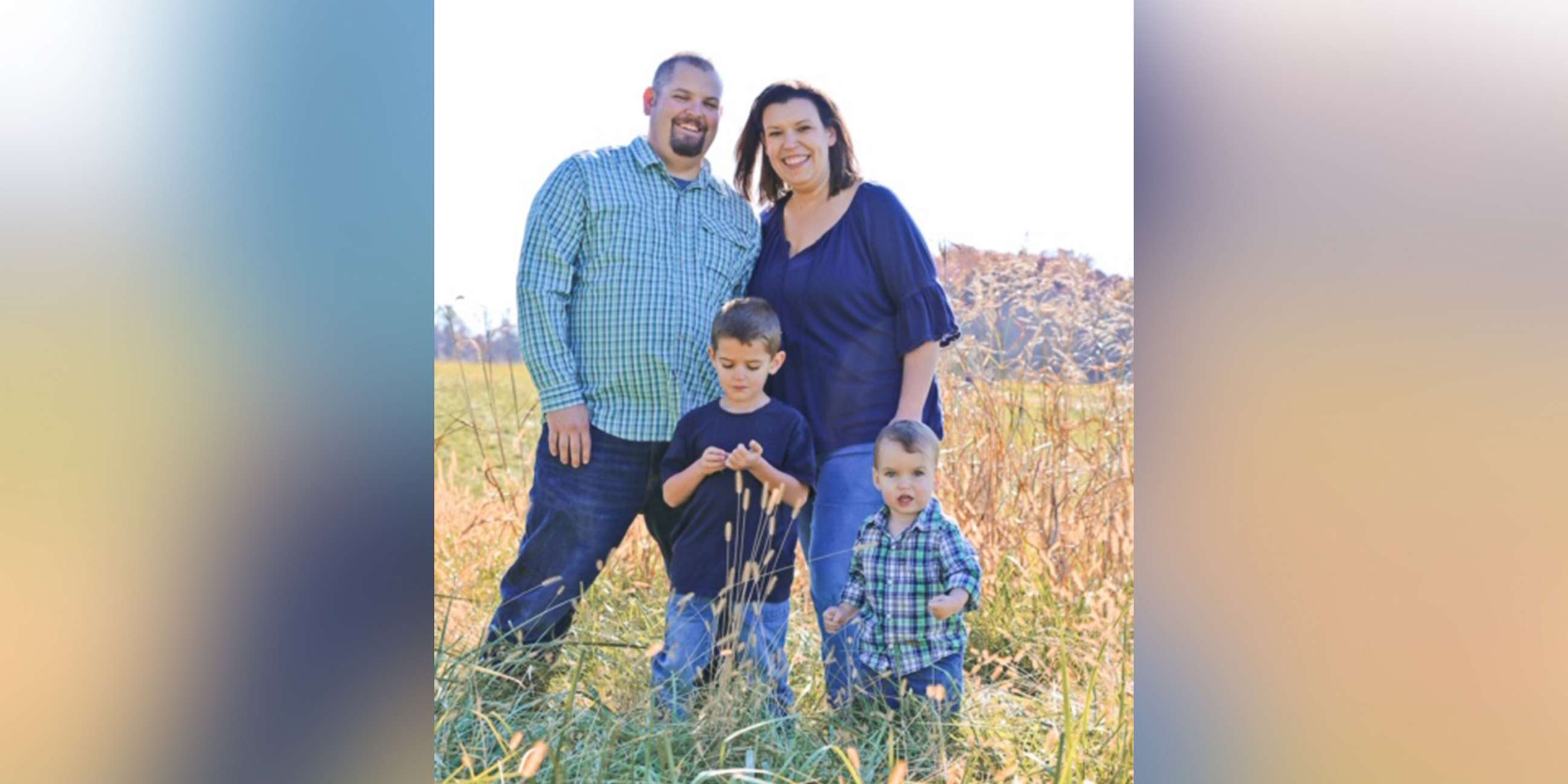 PHOTO: Becky and Jim Sykes of West Virginia and their two sons, 5-year-old Nate and nearly 2-year-old Anthony, are pictured in an undated handout photo.