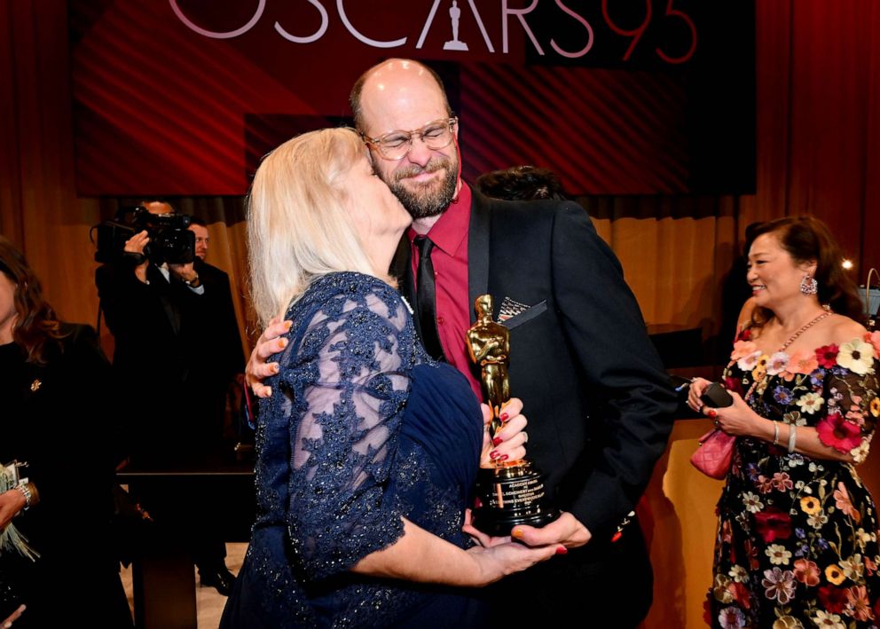 PHOTO: Becky Scheinert and Daniel Scheintert at the 95th Annual Academy Awards Governors Ball held at Dolby Theatre, March 12, 2023 in Los Angeles.