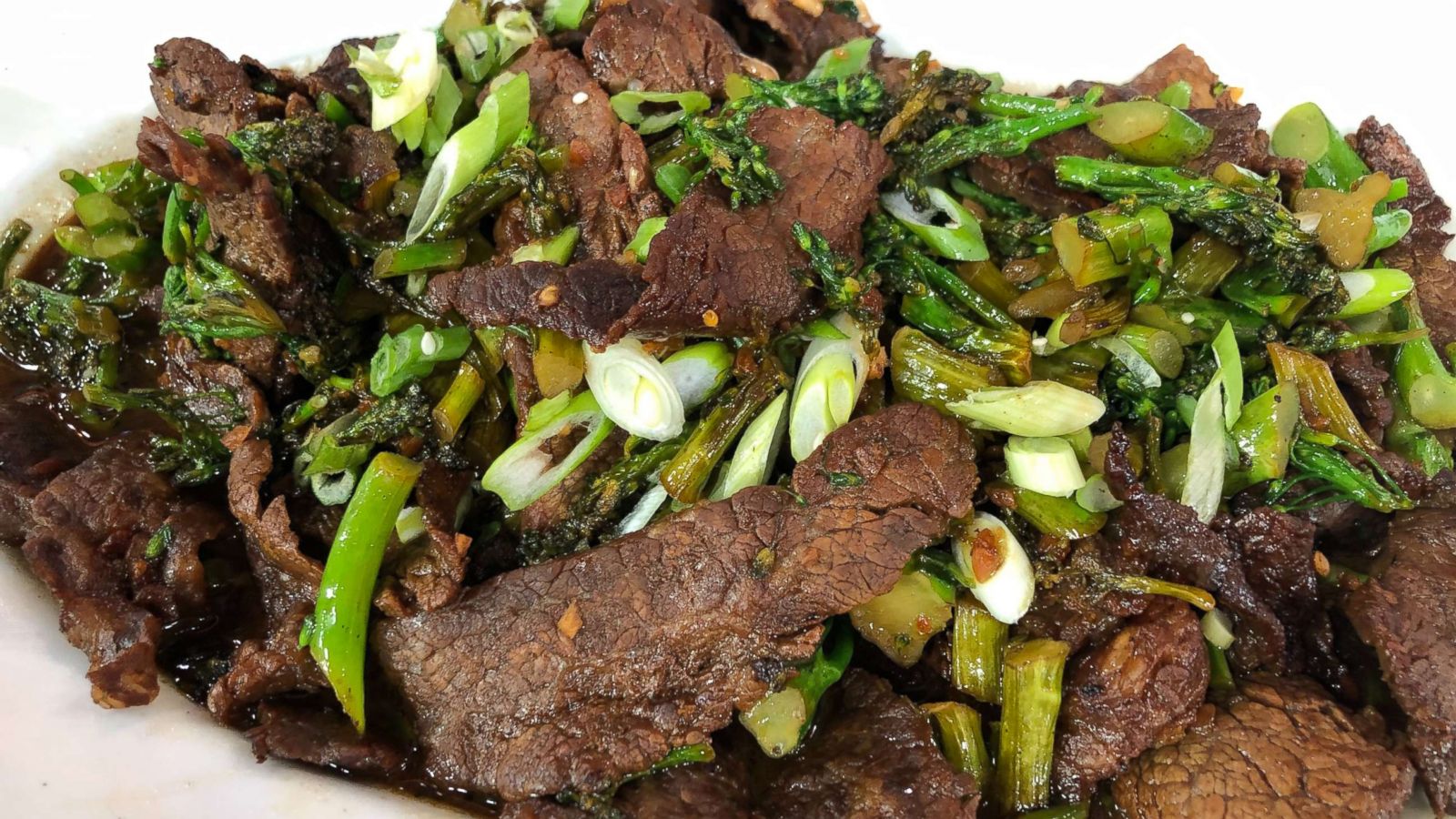 PHOTO: Chef Dan Churchill's Mongolian beef and broccoli