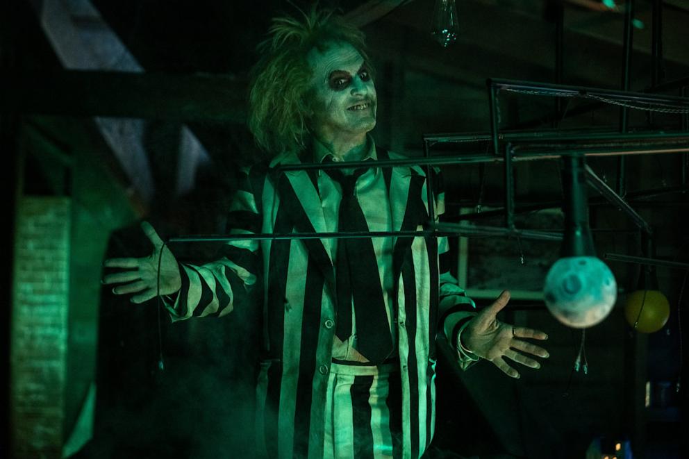 PHOTO: Michael Keaton in Beetlejuice Beetlejuice.