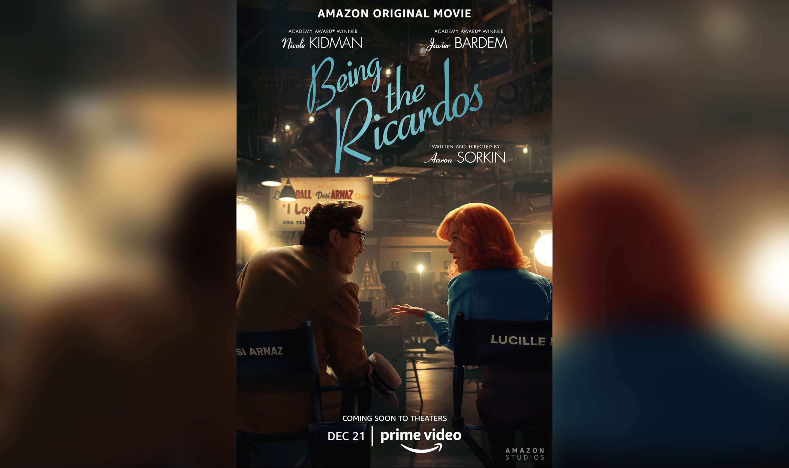 PHOTO: Nicole Kidman and Javier Bardem appear on the poster for the 2021 film, "Being the Ricardos."