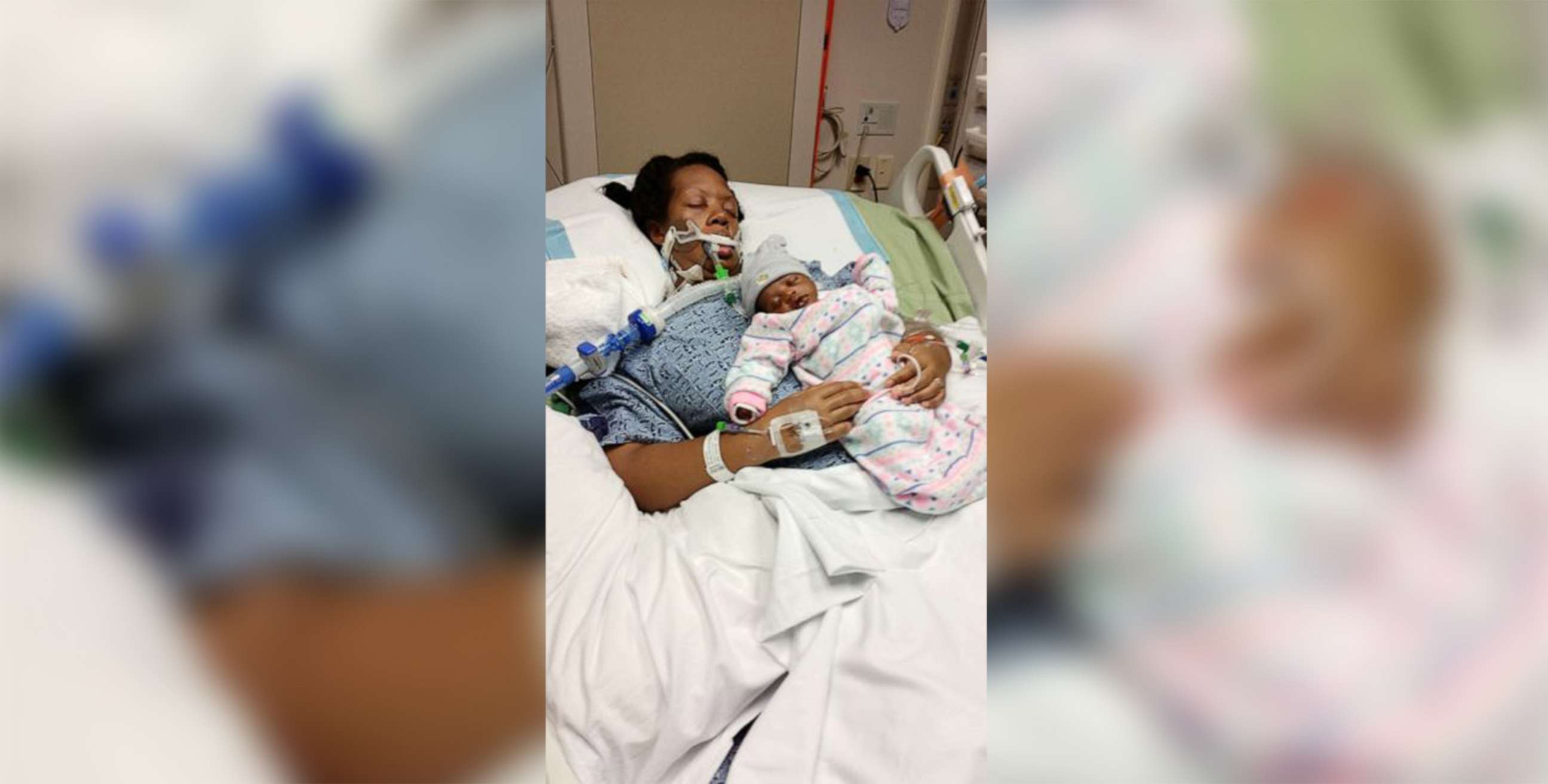 PHOTO: Shalon Irving is photographed with her daughter, Soleil, while hospitalized in January 2017.	